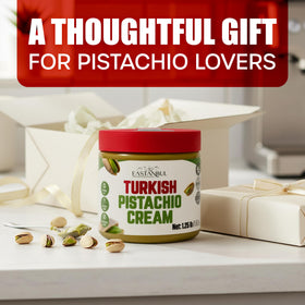 Eastanbul Pistachio Cream on brunch toast, a nutty start.