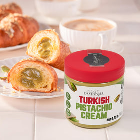 Eastanbul Pistachio Cream filling for confections, luxurious bite.