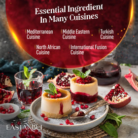 Eastanbul Pomegranate Molasses in a modern kitchen for marinades and glazes.