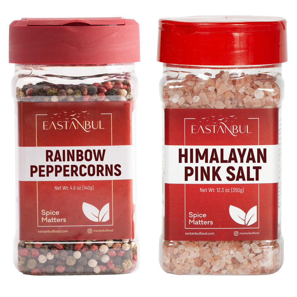 Eastanbul rainbow peppercorns refill for grinders, adding vibrant aroma to dishes