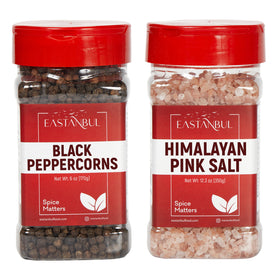 Eastanbul salt and pepper grinder refill bundle ready for quick, everyday cooking.