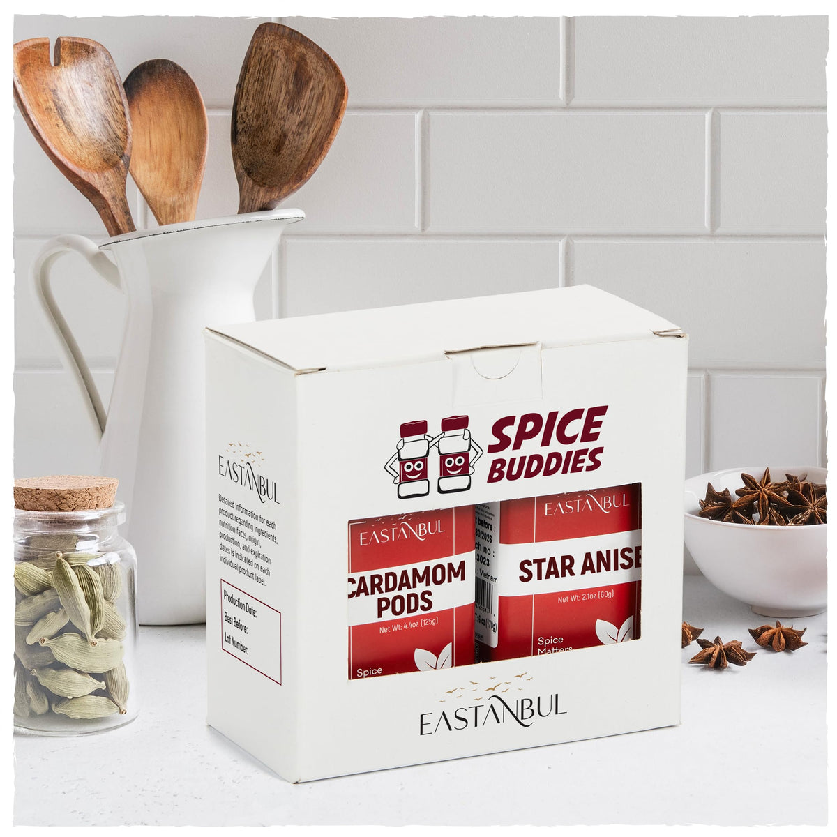 Eastanbul spice duo resealable pouch preserves freshness and flavor.