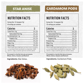 Eastanbul star anise whole pods, licorice aroma for pho broth and pastries.