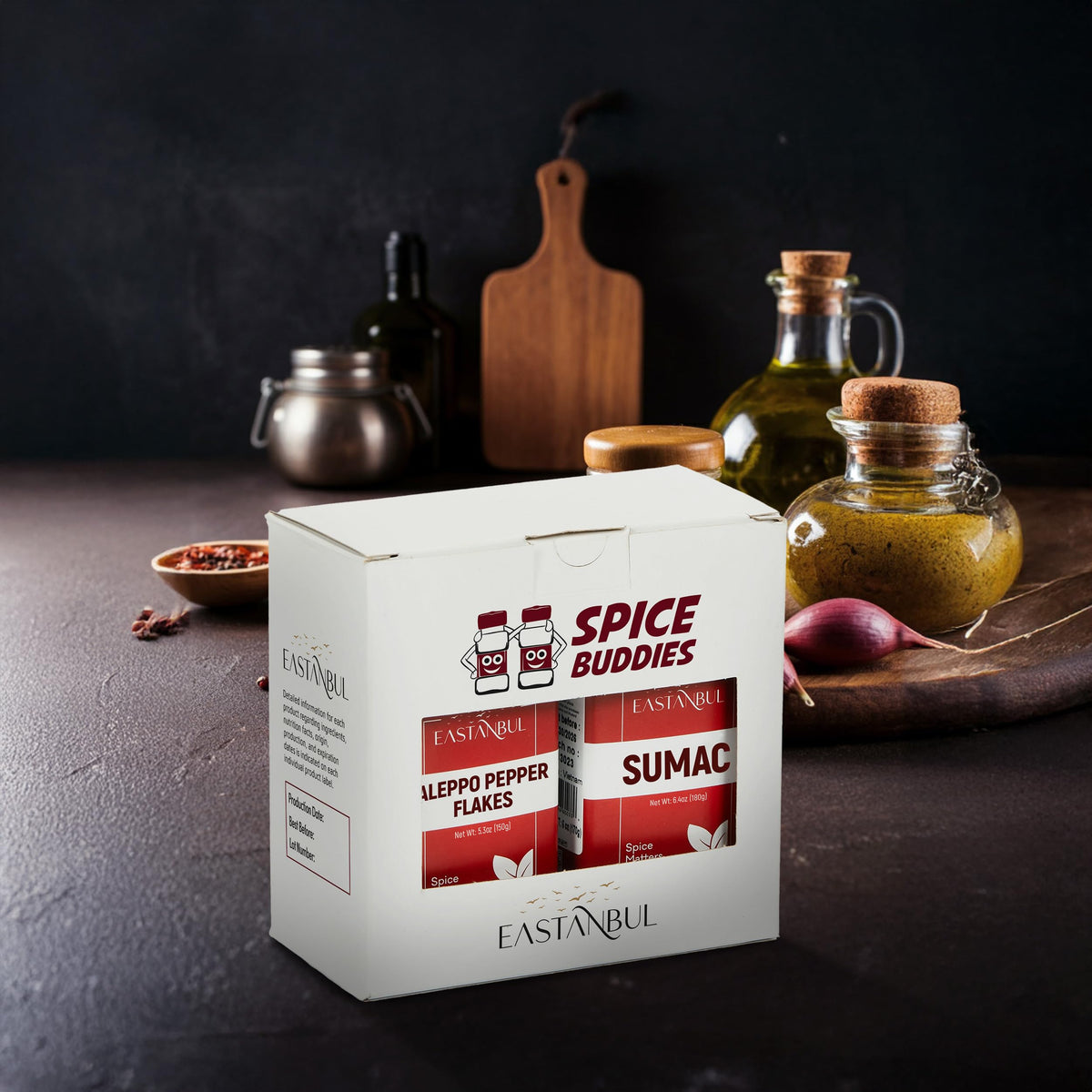 Eastanbul Turkish sumac spice powder tin brings citrusy tang to dishes