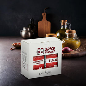 Eastanbul Turkish sumac spice powder tin brings citrusy tang to dishes