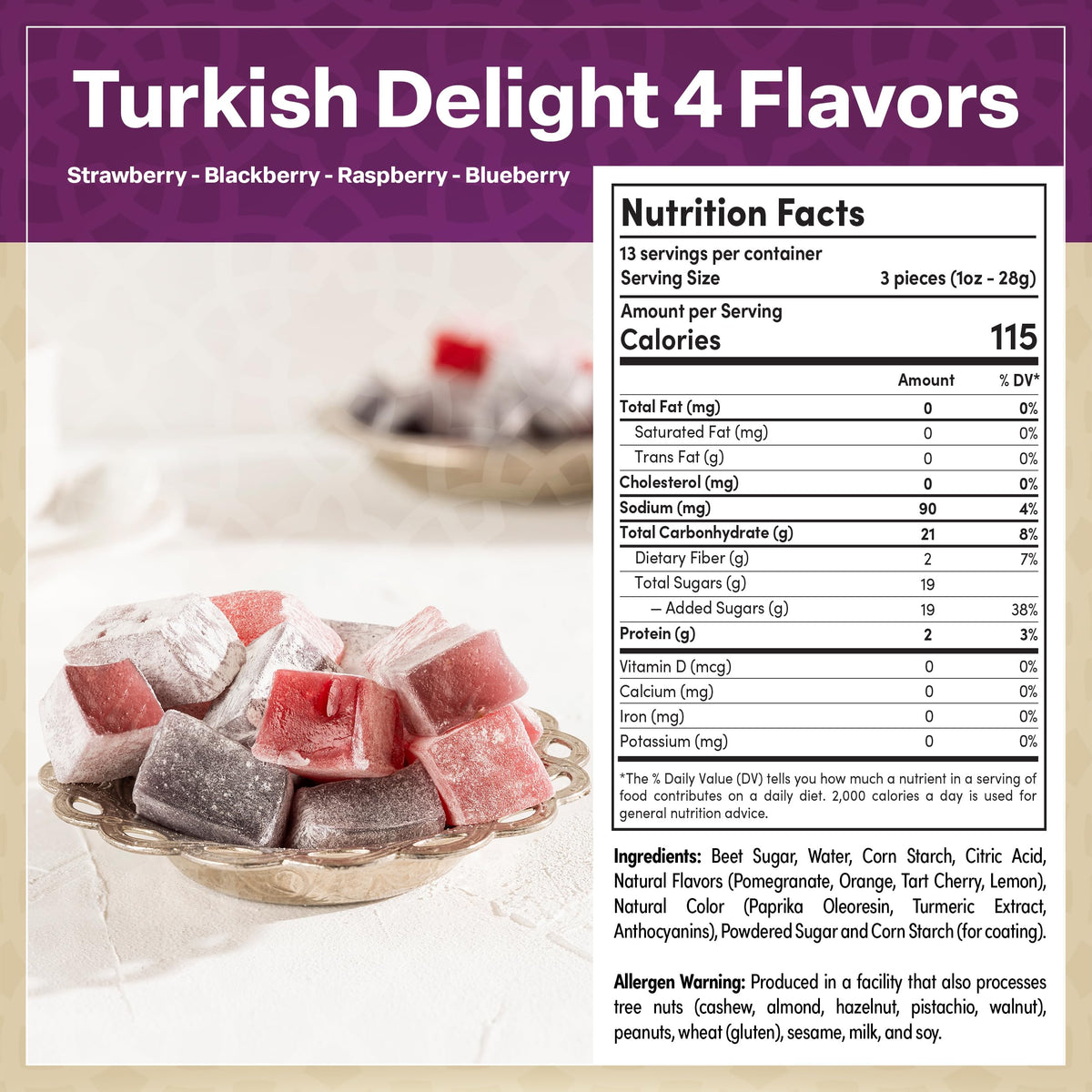 Eastanbul Turkish Delight gift-box idea close-up, elegant treats for celebrations.