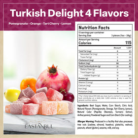 Eastanbul Turkish Delight visuals with rose-inspired aroma and chewy texture