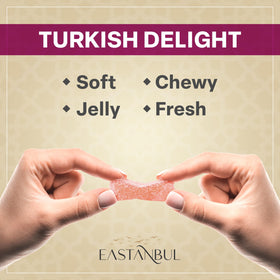 Eastanbul Turkish Delight tart cherry piece providing tart sweetness