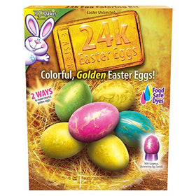 Easter Unlimited decorating tray and egg dipper for easy setup.