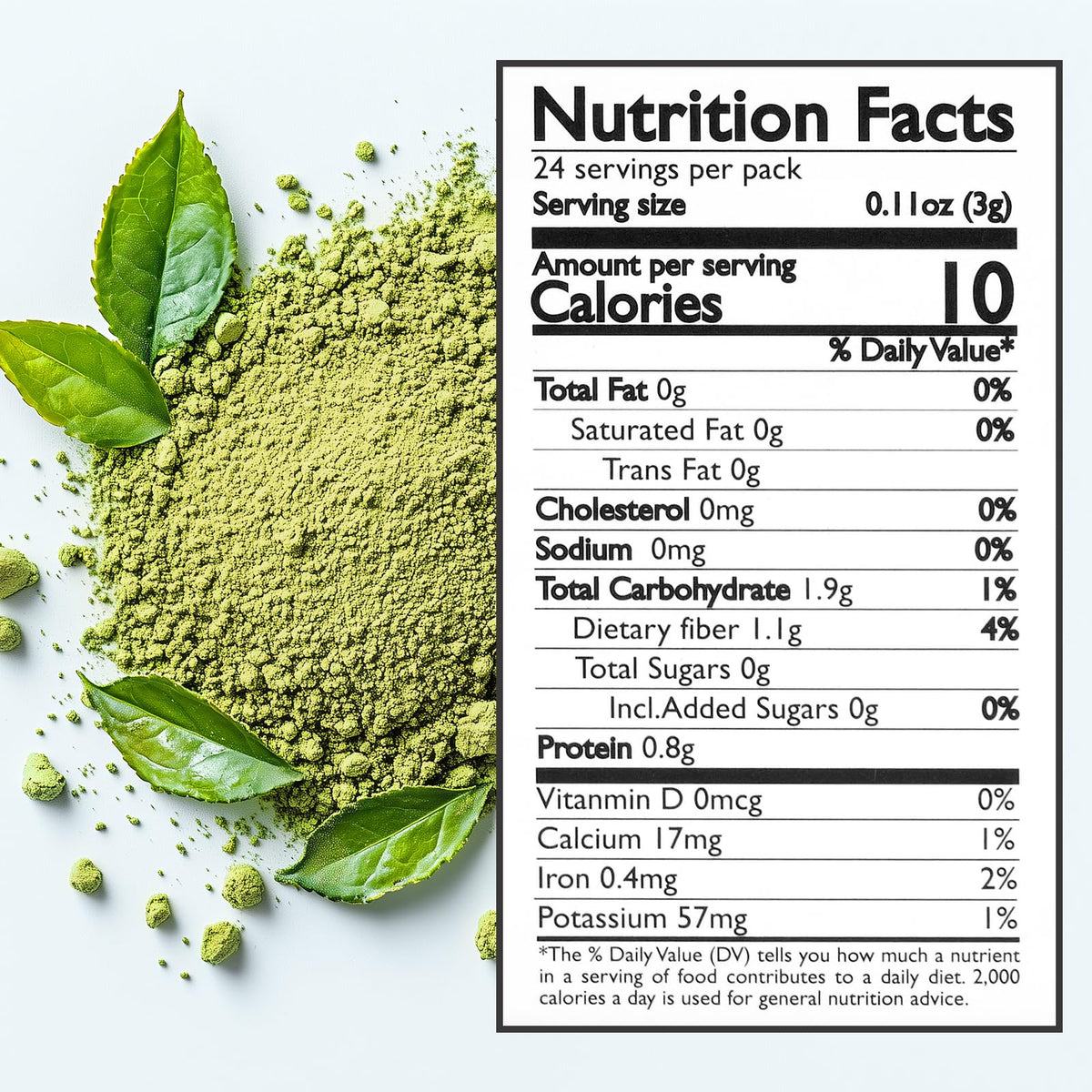 Eastsign Matcha K Cup box closeup highlighting organic packaging.