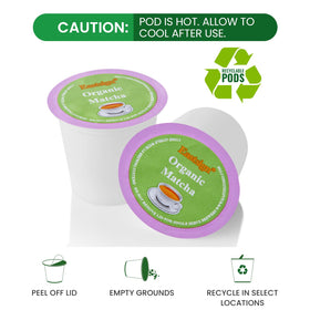Eastsign Matcha K Cups in Keurig brewer for easy, mess-free matcha.