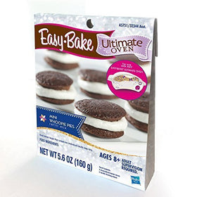 Easy-Bake Mini Whoopie Pies kit contents displayed for kids.