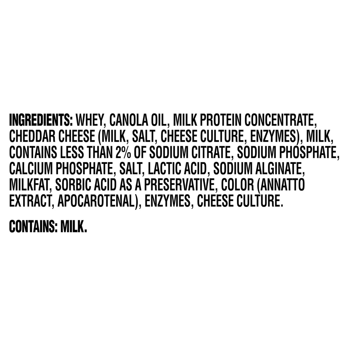 Calcium-rich snack option with convenient shelf-stable storage.