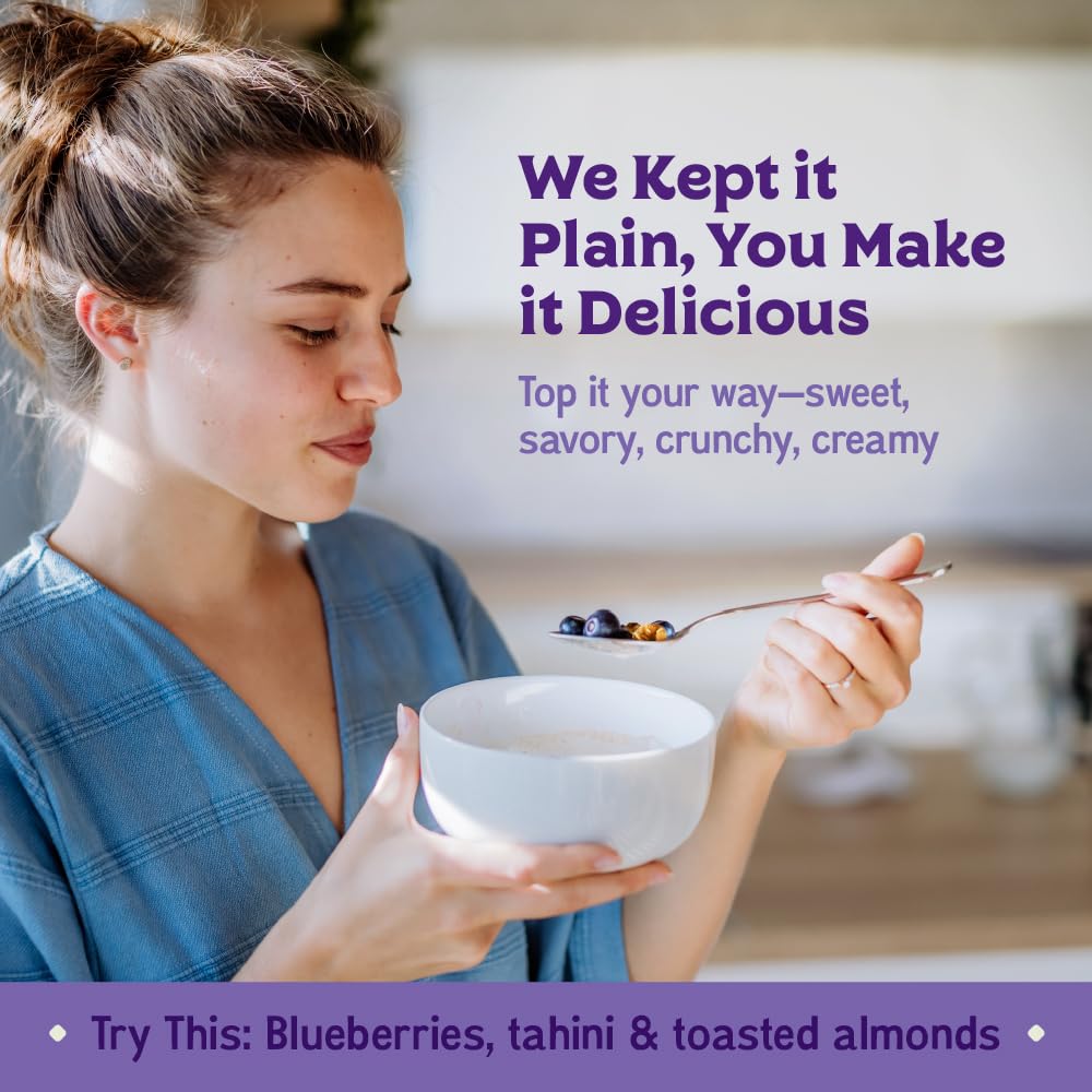 Easy Morning ingredients highlight seeds and oats for fiber and healthy fats.