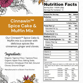eat G.A.N.G.S.T.E.R. Cinnawin bake-ready mix offers grain-free treats with cinnamon warmth