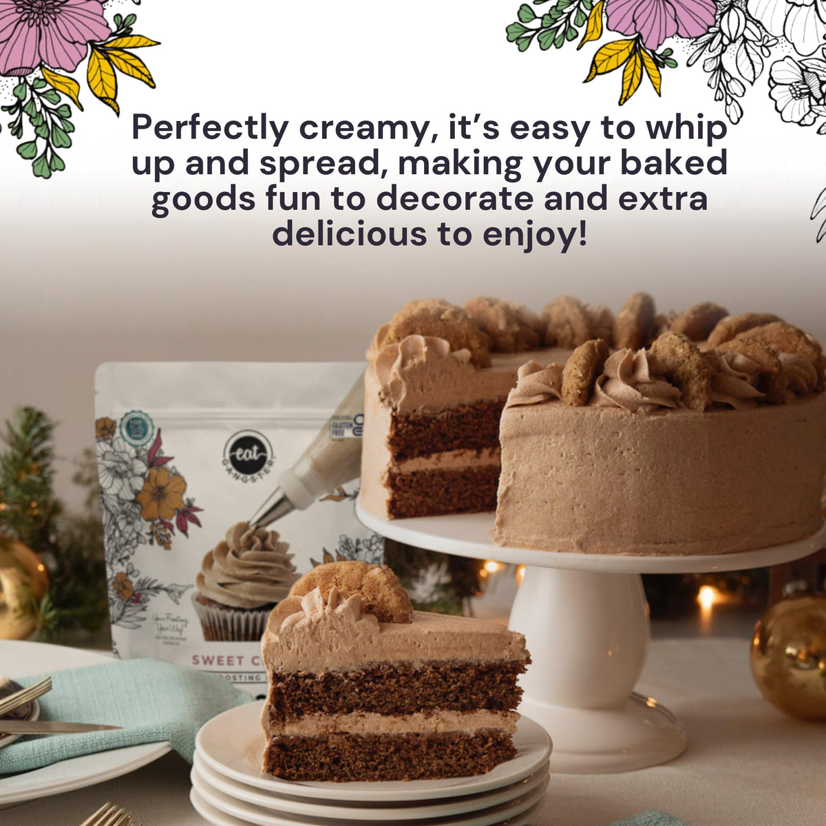 Paleo and AIP friendly frosting by Eat G.A.N.G.S.T.E.R. for mindful baking
