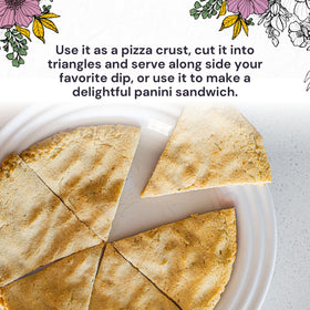 eat G.A.N.G.S.T.E.R. finished crust slices served with savory dips.