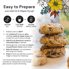 Eat G.A.N.G.S.T.E.R. Foatmeal Cookie Mix finished cookies on a rack stay fresh with smart storage.