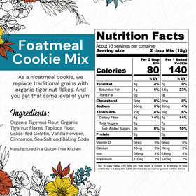 Eat G.A.N.G.S.T.E.R. Foatmeal Cookie Mix cookies in oven emit a warm cinnamon aroma.