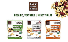 Eat More Beans Edamame fiber-rich snack for daily energy.