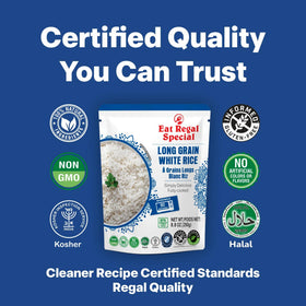 Eat Regal halal and kosher certified rice ready for diverse kitchens
