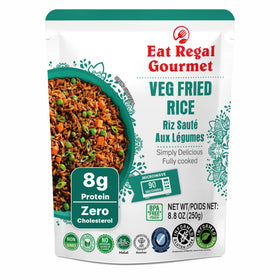 Eat Regal ready-to-eat veg fried rice pack for a quick, satisfying meal