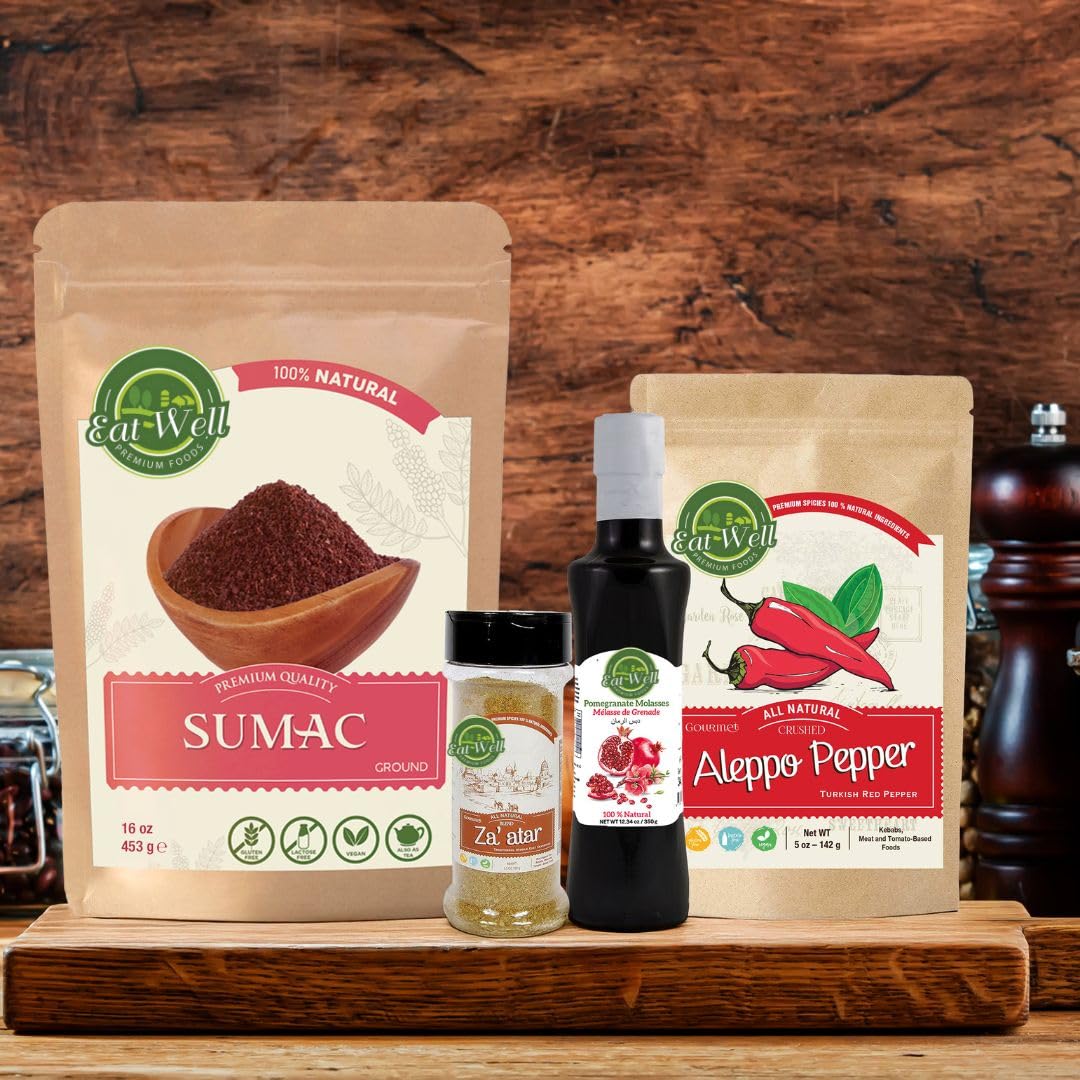 Eat Well Premium Foods gluten-free vegan sumac preserves natural aroma.