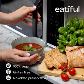 Eatiful packaging with 14.1 oz pouch, five-pack convenience.