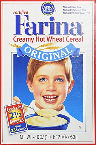 ebaney Farina Mills serving bowl showing creamy hot cereal ready to start a cozy morning.