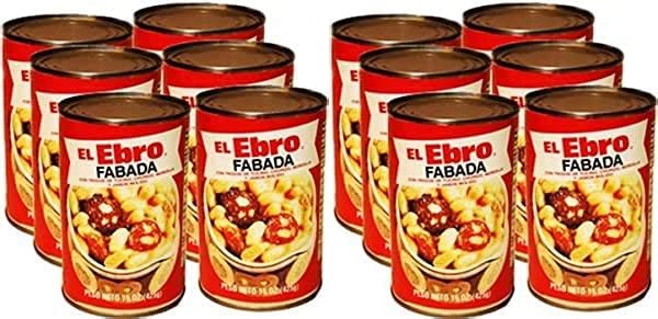 Ebro Foods El Fabada white beans with chorizo, ready to enjoy.