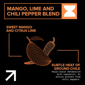Echelon Mango Reaper pour shot showing two athletes training with focused energy.