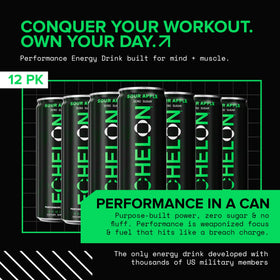 Echelon Sour Apple can pour captures refreshing ready-to-drink energy moment