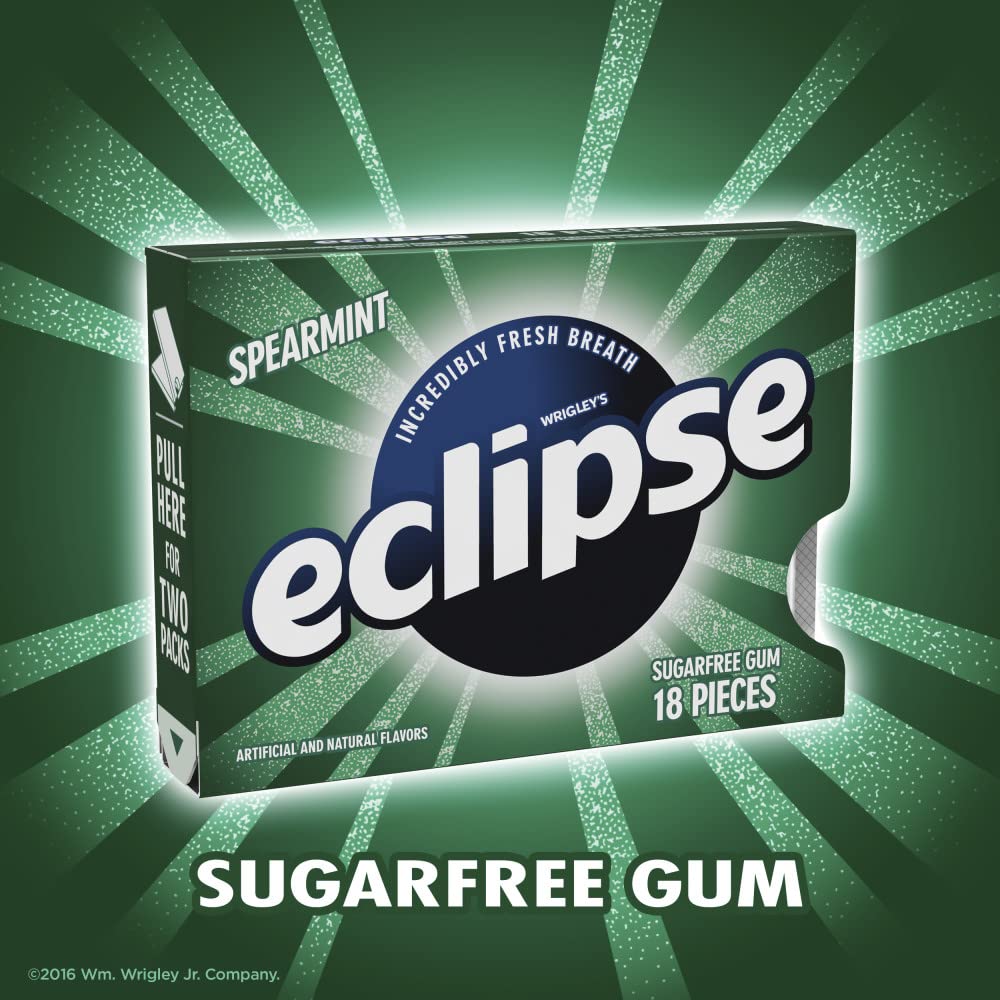 Eclipse gum pocket-pack ready for quick breath refresh.