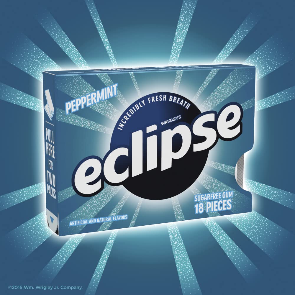 Sugarfree Eclipse gum ideal for sharing with colleagues or friends.