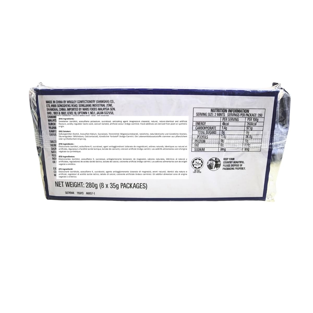 Eclipse Winterfrost Mint display pack shows convenient storage at desk.