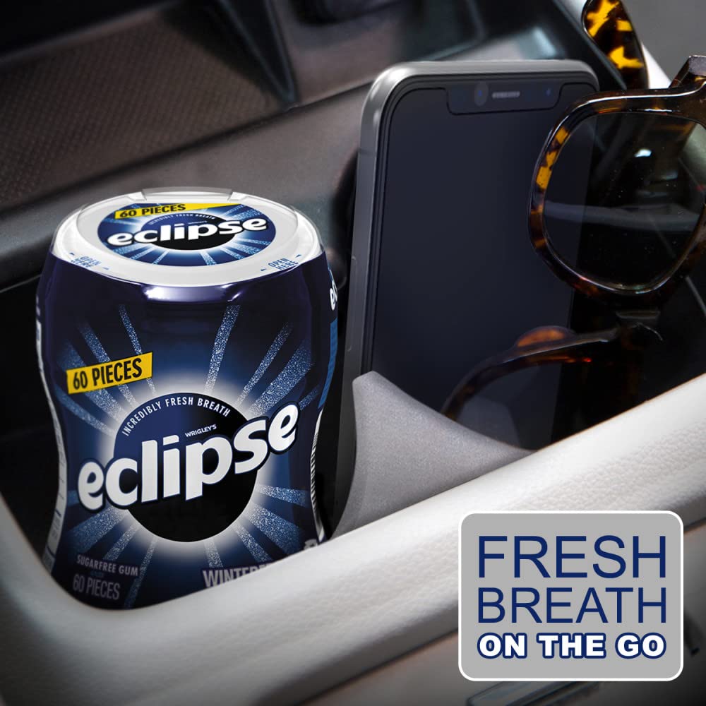 Packaging display of Eclipse Winterfrost bulk gum