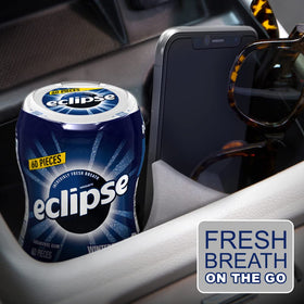 Eclipse Winterfrost ice-cool flavor delivers refreshing after-meal breath.