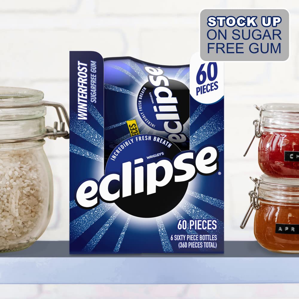 Eclipse Winterfrost gum inner-shell burst suggests multi-sensory freshness.