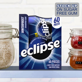 Eclipse Winterfrost gum inner-shell burst suggests multi-sensory freshness.