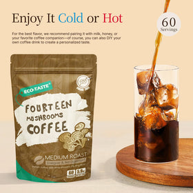 Lifestyle scene with ECO-TASTE powering focus during study or work