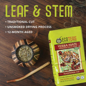 ECOTEAS Yerba Mate cold brew setup for refreshing iced drinks.