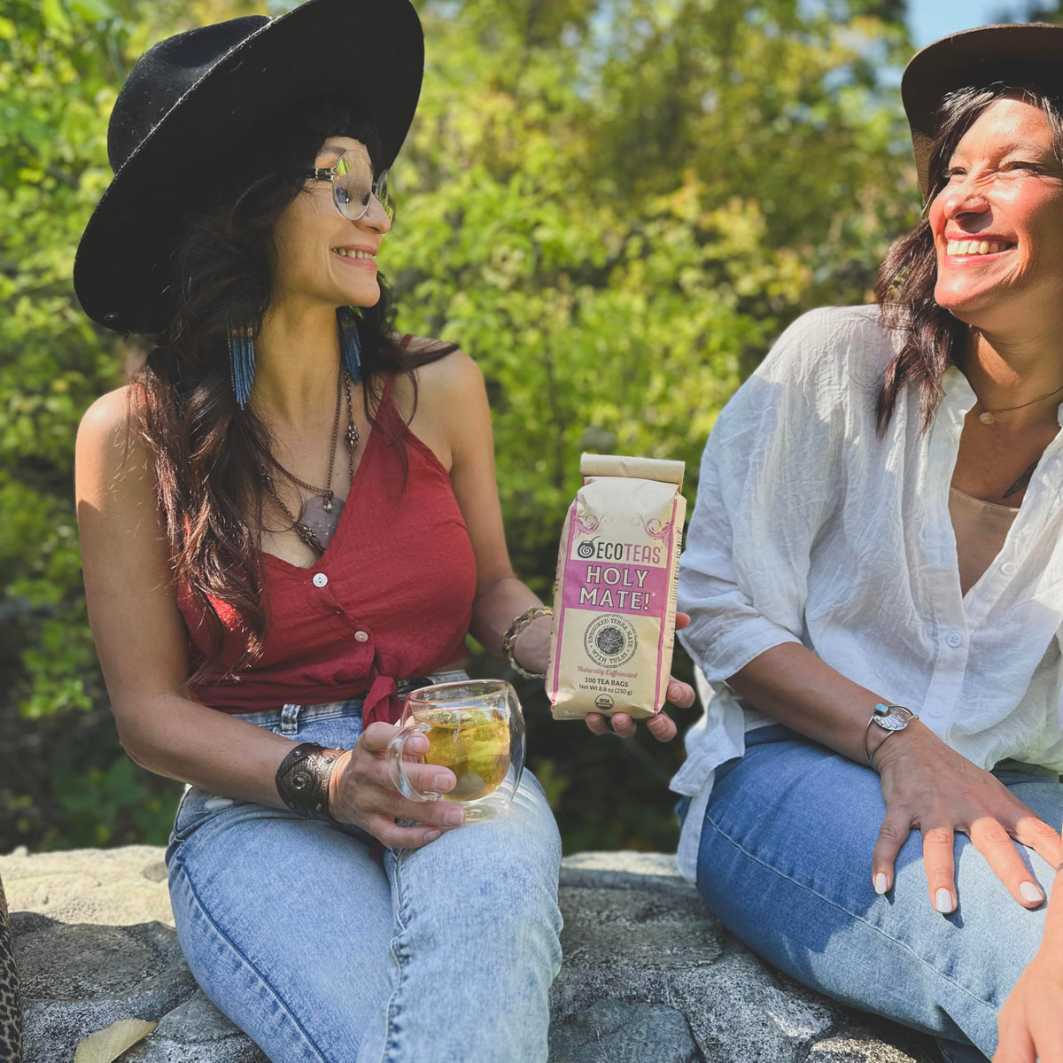 Certifications for ECOTEAS: organic, kosher, non-GMO, gluten-free