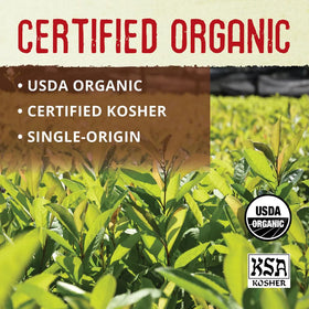 ECOTEAS unsmoked air-dried yerba mate aroma delivers a smooth, earthy cup.