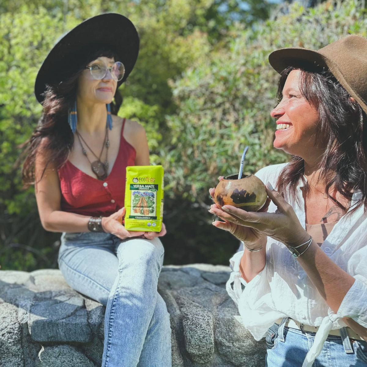 Bombilla-ready ECOTEAS yerba mate for traditional sipping