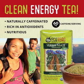 Brew setup with ECOTEAS yerba mate for hot or cold preparations
