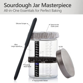 Ecoxiuo dough scraper for easy dough handling during mixing.