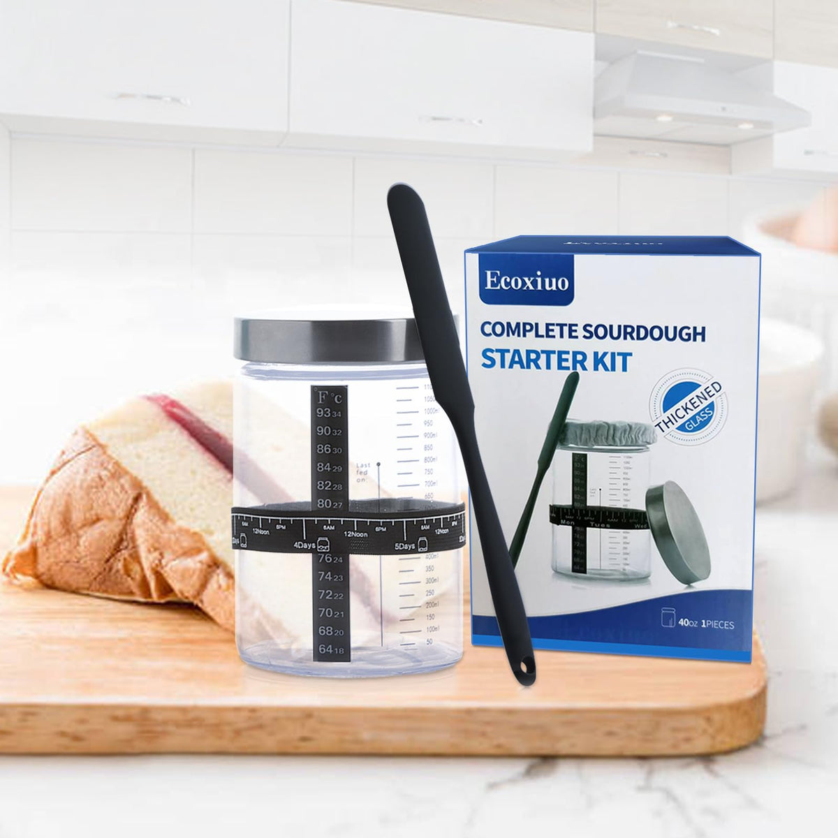 Ecoxiuo guide and tools set supports beginners and experienced bakers.