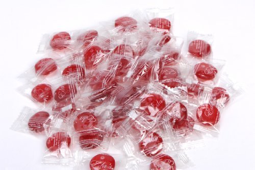 Edas Sugar Free Cherry Hard Candy bag, sorbitol-sweetened treat with zero sugar and no aftertaste