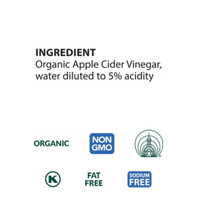 Eden Apple Cider Vinegar used as a salad dressing ingredient for tangy flavor.