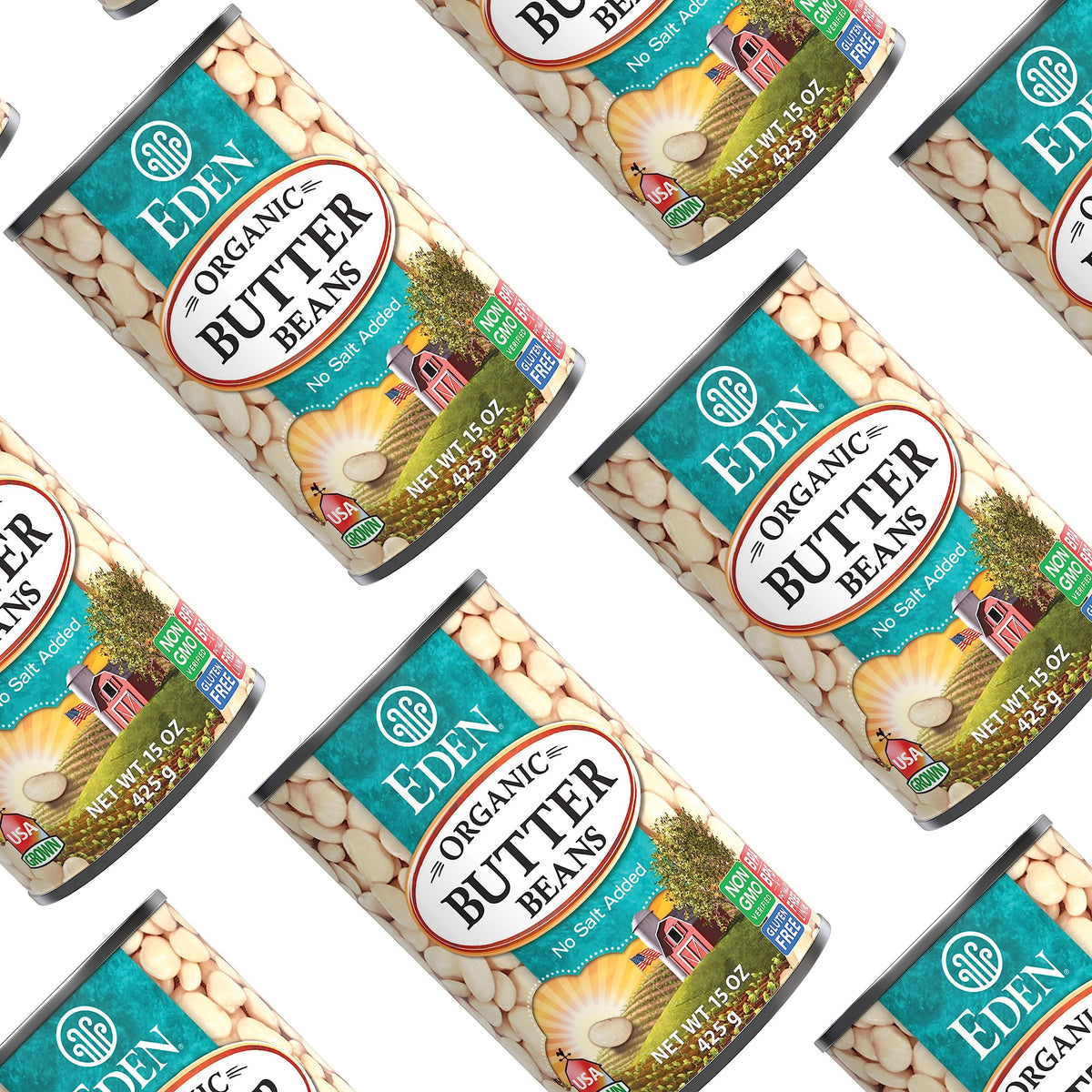 Eden Butter Beans salad bowl shows versatile add-in for salads.